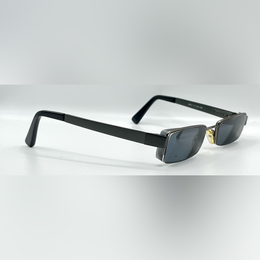St. Moritz STMAL05 Gray Rectangular Sunglasses Frames Only